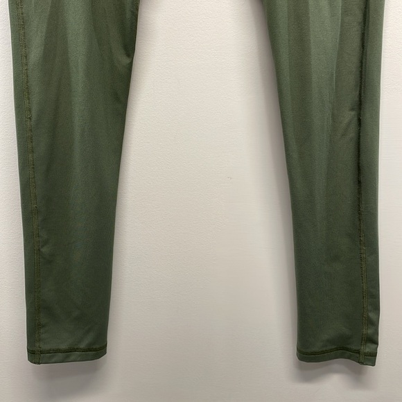 Thinx Moderate Absorbency Activewear Leggings High Rise Pockets Kale Green M - Picture 3 of 15